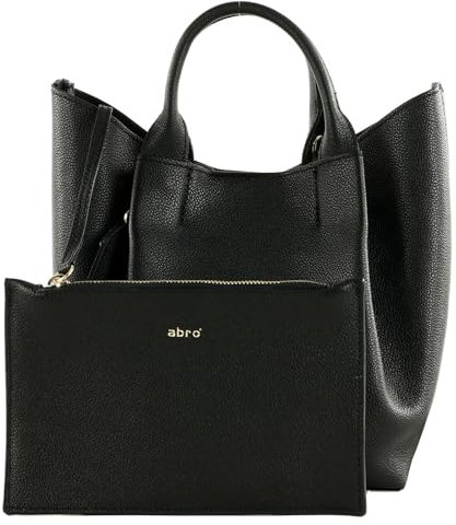 Abro Leather Erson Shopper Essential S Black/Gold