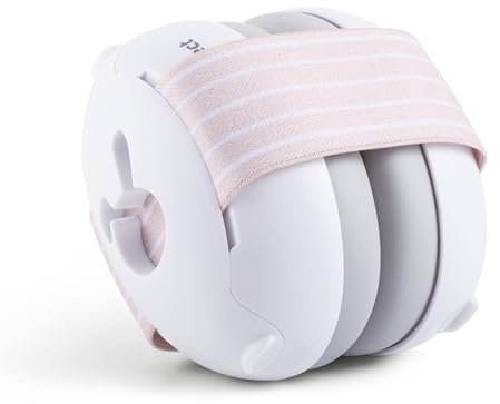 Babeprotect - Ear Protect - Cuffie Antirumore per Neonati - Protezione Uditiva Certificata CE 25 dB - Regolabile e Confortevole - Ideale per Aerei, Feste, Spostamenti - Da 0 a 36 Mesi