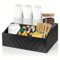 Rangement Cafe en Bois pour Comptoir,Organisateur à café,Organisateur de Station de Café pour Comptoir,Aménagement Coin Cafe & Accessoires pour Bureau Moderne, idéal pour bureau, maison, cuisine, bar