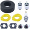 XEBRAD 791-682039 791-181086 Luftfilter-Kraftstoffleitungs-Tune-Up-Kit for Ryobi, Gebläse 280 280r 310BVR RGBV3100 410r Bodenfräse, Grubber, Trimmer, Freischneider Luftfiltersatz für Gartenmaschinen