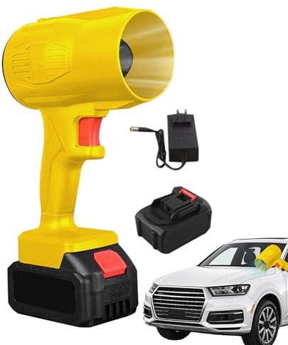 Bajbumgn Auto Wäsche Trockner Gebläse | Akku Laubgebläse Für Terrasse - Elektrisches Gebläse Reinigungsgerät Für Innenräume, Laub, Schnee Und Fahrzeug