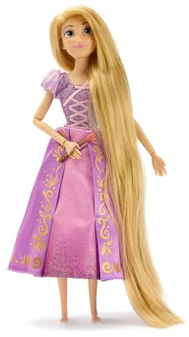 Disney Store Official Coffret Coiffeuse et Garde-Robe Raiponce, poupée Mode avec Longs Cheveux, Figurine Pascal, Miroir et Accessoires
