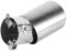 Qiilu Auspuffblende Gebogen, Universal Hinten Runde Edelstahl Auto Auspuff Endrohr Endrohr Trim Tipp Für die meisten Autos mit gebogenem Auspuffrohr mit einem Durchmesser zwischen 38 mm und 53 mm
