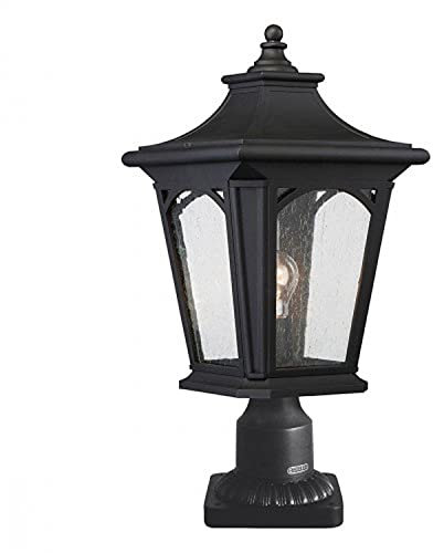 Licht-Erlebnisse Elegante Wegbeleuchtung Schwarz H:47cm Rustikal stilvoll MARY Lampe Draußen Laterne Terrasse Garten