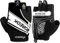 MOREOK Fahrradhandschuhe für Herren Damen Sommer Radsporthandschuhe Halbfinger 5MM SBR Gel rutschfeste/stoßdämpfende Handschuhe helles Schwarz-XL