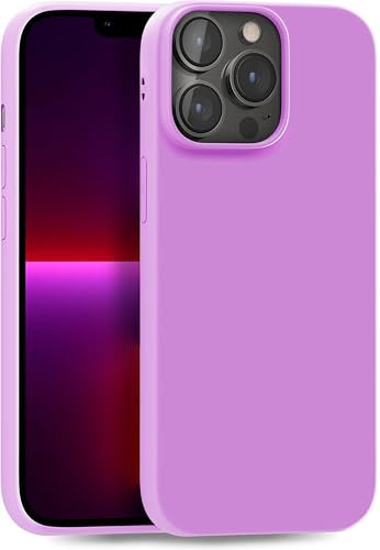MyGadget Cover per iPhone 13 Pro - Custodia Protettiva in Silicone Morbido – Case TPU Flessibile - Ultra Protezione Antiurto & Antigraffio - Lilla
