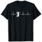 Badminton Herzschlag Damen Herren Federball Badminton T-Shirt