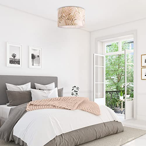 Paco Home Deckenlampe Wohnzimmer Lampe Esstisch Deckenleuchte Blumen Palmen Deko Schlafzimmer E27