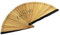 Yakiniku Handfeuerventilator aus Bambus