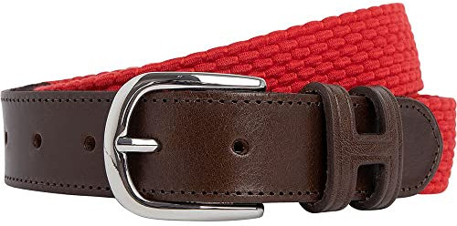 HACKETT LONDON Herren Parachute Belt Gürtel, Redwood, L