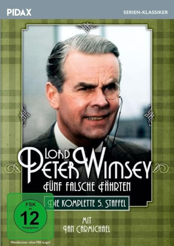 Lord Peter Wimsey, Staffel 5: Fünf falsche Fährten / Die komplette 5. Staffel nach dem spannenden Roman von Dorothy L. Sayers (Pidax Serien-Klassiker)