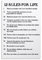 Jordan Petersons 12 Rules For Life Motivierende inspirierende Zitate Poster Wandkunst Poster Geschenke Schlafzimmer Heimdekoration Bild Leinwand Gemälde Poster 30 x 45 cm