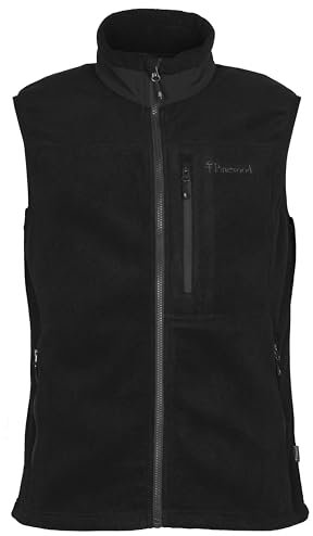 Pinewood Gilet Pile Uomo - Verde/Nero/Blu - Gilet Uomo Pile Realizzato al 100% con Tessuti di Scarto - Smanicato Uomo Pile per Caccia ed Escursionismo - Smanicato Pile Uomo