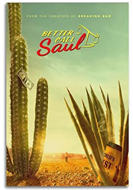 yydds Better Call Saul Legal Drama TV-Serie Leinwand-Poster, Wandkunstdruck, ästhetische Raumdekoration, Poster, Zuhause, Büro, Dekoration, 30 x 45 cm, ohne Rahmen