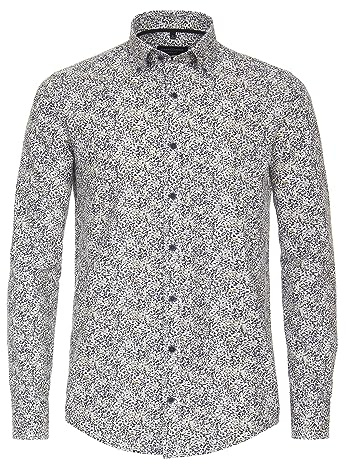 CASAMODA Freizeithemd Langarm Print Casual Fit