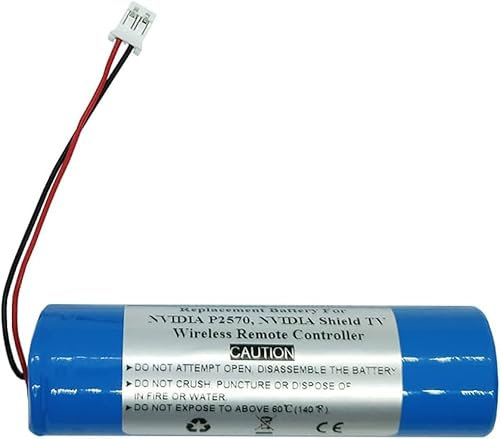 2600mAh 3.7V Ersatzbatterie Kompatibel mit NVIDIA P2570, NVIDIA Shield TV Wireless Fernbedienung, LC18650