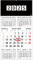 5-Monatskalender 2025- Perfekt I Wandkalender 5 Monate Einblatt I 30 x 56 cm I mehrsprachig D/GB/F Jahresplaner mit Schieber I Bürokalender - Made in Germany by Geiger-Office