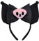 Roffatide Anime Hairpin Ohr Plüsch Haarband Mädchen Kawaii Kostüm Halloween Weihnachtsfeiertag Geburtstagsgeschenk Schwarz