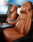 Autositzbezüg Schonbezüge Autositzbezüge Aus Echtem Leder Für Jeep Für Compass Für Wrangler Für Patriot Für Cherokee Für Grand Cherokee Für Commander Für Renegade Sitzbezüge Autositz (Farbe : Orange