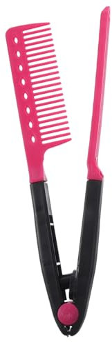 FOMIYES Peine Alisador De Cabello Plegable Para Peluquería 1 Unidad Tamaño Compacto De Plástico Diseño v Para Uso Doméstico y Profesional Portátil Para Cabello Liso
