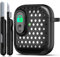 RFUNGUANGO Compatibile con AirPod Custodia Case,design anticaduta, potente protezione dalle cadute, stile personalizzato AirPod Custodia Case custodia AirPod 2nd 1st Generation,nero