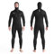 LEIDIMUS 5Mm Neoprenanzug Für Damen Und Herren, Mit Frontreißverschluss, Kapuze, Ideal Zum Freitauchen, Schnorcheln, Surfen, Kanufahren Und Tauchen,Men,XXL