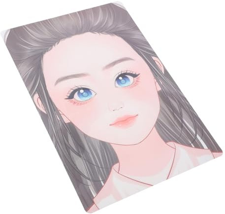 BESTonZON Tableau De Pratique De Peinture Visage Réutilisable Et Lavable Pet Modèle Garçon Fille Pour Maquillage Scène Accessoire Pour Artistes Planche Entraînement Rose