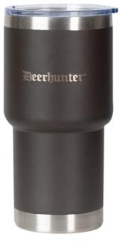 Deerhunter Thermo Cup with lid Wood
