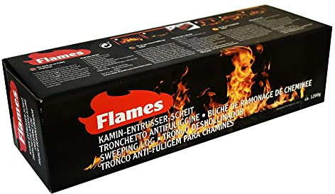 La zappa Ceppo spazza camino per stufe a legna tronchetto mangia fuliggine