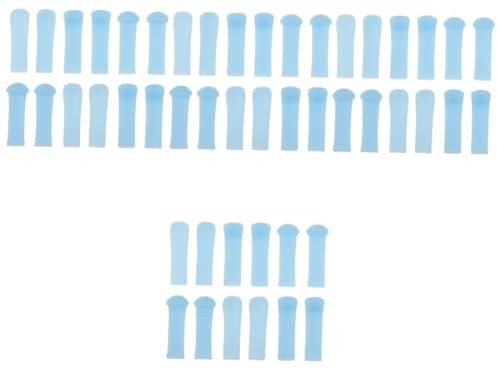 FOMIYES 4 Ensembles Cache-oreille visuel conseils de cuillère d'oreille embouts de cuillères auriculaires réutilisables Accessoires de nettoyage auriculaire manchons d'oreille remplaçables