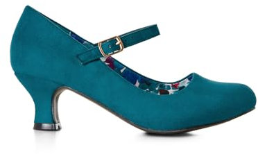 Joe Browns Women's Vintage Mary Jane Shoes Pump, Teal, 7 UK