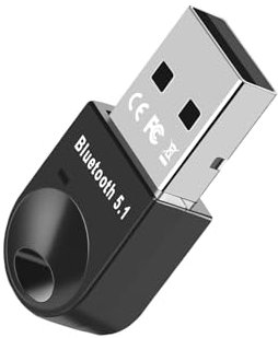 Bluetooth USB 5.1, Adaptador Bluetooth, Mini USB Bluetooth Transmisor & Receptor para Ordenador, Portatil, Auriculares, Altavoz, Compatible con Windows 11/10/8.1