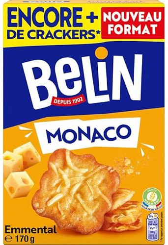 Belin Crackers Mónaco Emmental Familial 170 g