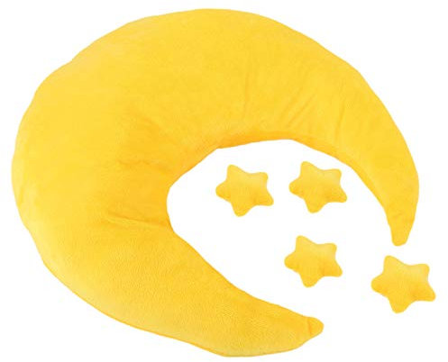 Qukaim Photography Posing Pillow Baby Photography Posing Pillow, Newborn Infant Cute Soft Pillow, Photography Props for Newborn Photography, Yellow