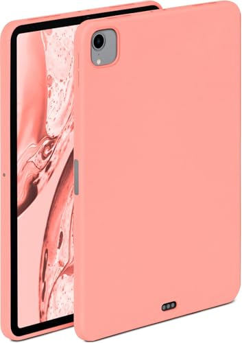 ONEFLOW Soft Case für Apple iPad Pro 12,9 (3. Gen. 2018) Hülle aus Silikon mit Kameraschutz, Silikonhülle mit Schutz fürs Display, Backcover Tablet Schutzhülle, weiche Tablethülle, Rosa