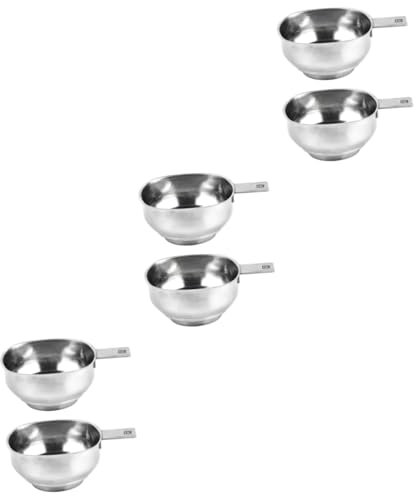 Gatuida 6piezas Embudo Inoxidable De Gran Boca Para Mermeladas y Aceites De Limpiar y Almacenar Para Doméstico