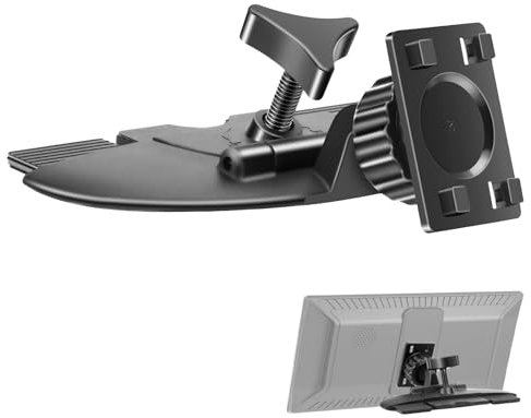 EEEKit CD Slot Mount for CarPlay Screen, 360° Rotation CD Player GPS Car Mount Compatible with Most 7-10in GPS Navigation Car Stereos