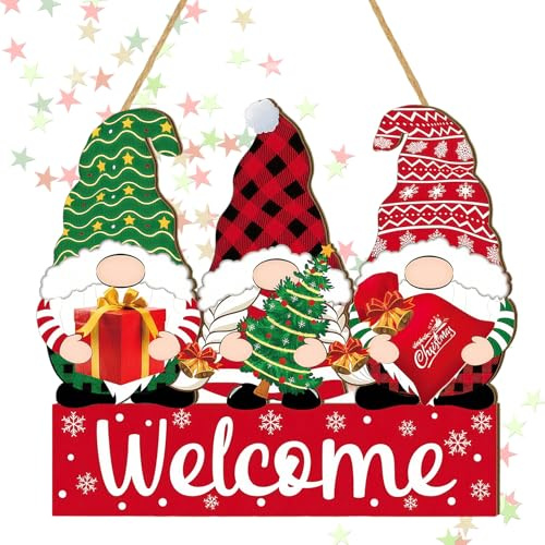YUZHEDM Adornos Arbol Navidad, Adornos de Navidad para La Casa, Christmas Decorations, Adecuados para Decorar Árboles, Bolsas de Regalo, Coronas Navideñas, Puertas y Ventanas, y Luces de Hadas