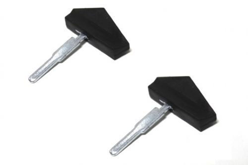 Import Parts 2x Zündschlüssel Set – Hochwertige Schlüssel in Schwarz, passend für Moped und Mofa