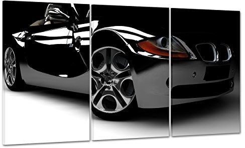 Bild auf Leinwand Canvas – Gerahmt – fertig zum Aufhängen – Supercar – BMW Z3 Z8 – Rennwagen Sport Design 100x50cm