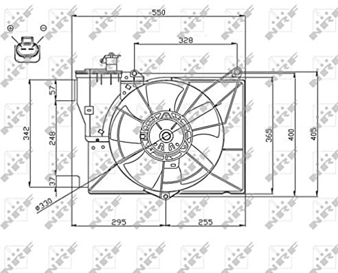 NRF 47746 Kühlmittel des Motor