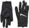 NIKE N.RG.L4.042.SM Unisex-Erwachsene Laufhandschuhe, Schwarz, S/M