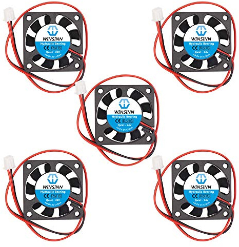 WINSINN 40mm Fan 24V Hydraulic Bearing Brushless 4010 40x10mm - Quiet (Pack of 5Pcs)