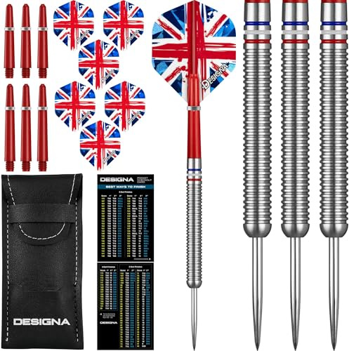 DESIGNA Patriot X Great Britain 90% - Steeldarts 22 Gramm