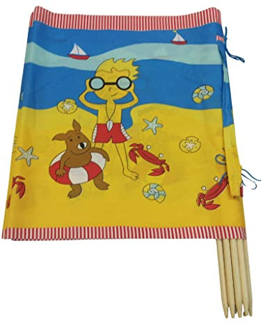 Aves-24 Windschutz 8m x 80cm für Strand Garten See Meer SICHTSCHUTZ Wind Zaun Schutz Blickschutz Camping (6. Junge)