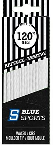 Halona Blue Sports Referee Skate Lacenon-Waxed Schnürsenkel Schiedsrichter Eishockey (108 Zoll) (274)