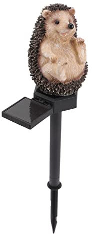 OSALADI Dekorative Solarleuchten Bodeneinsatzlampe Ip55-igel-dekorationsleuchten Lichter Pfahl Igel Solarleuchte Blumenrasen Licht Solarleuchte Für Den Garten Tier Plastik Erdungsstecker