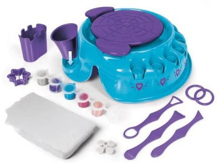 Tour de potier électrique la Reine des neiges - Jeu pour Disney Frozen + 1 Carte Tigre - Jeu créatif Fille 7 Ans