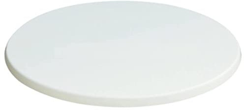 Gruppo Maruccia - Tischplatte für Bar und Restaurant - Für Außen- und Innenbereich - Durchmesser 70 cm - Anti-Kratzer (Weiß)