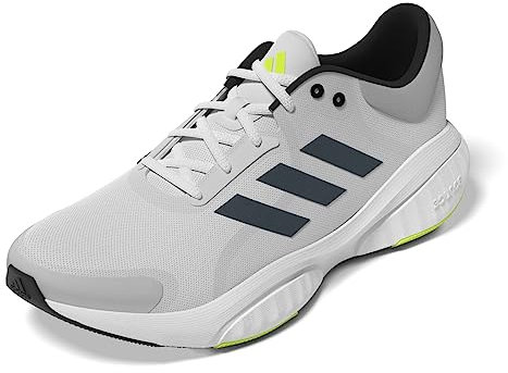 adidas Response, Shoes-Low Hombre, Crystal White/Arctic Night/Lucid Lemon, 44 2/3 EU